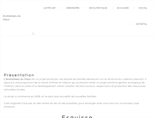 Tablet Screenshot of ecohameauduclaux.com
